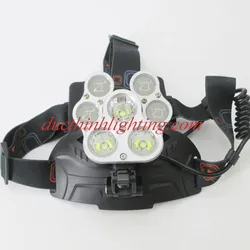Đèn Đội Đầu LED Siêu Sáng 7 Bóng