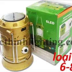 Đèn Sạc Năng Lượng Mặt Trời 6 LED 5800T Tốt