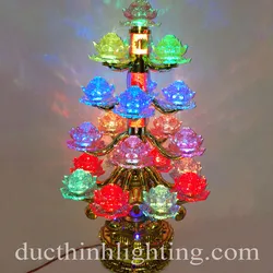 Đèn Sen LED Pha Lê Tháp