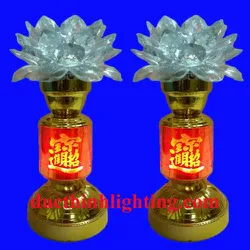 Đèn Thờ Hoa Sen Đổi Màu
