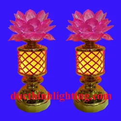 Đèn Thờ Hoa Sen Đổi Màu