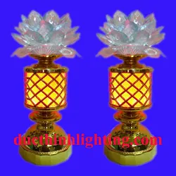 Đèn Thờ Hoa Sen Đổi Màu