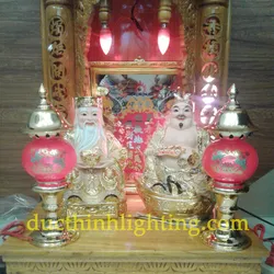 Đèn Thờ Phú Quý Tròn Số 2