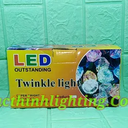 Dây đèn chớp led kim cương 7 màu