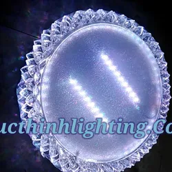 Đèn sen pha Lê Led đổi màu 300mm