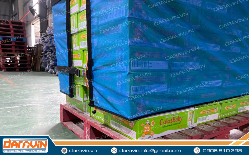 Các mẫu lưới quấn pallet mới nhất sử dụng loại khóa xiết độc quyền của DARAVIN Các mẫu lưới quấn pallet mới nhất sử dụng loại khóa xiết độc quyền của DARAVIN