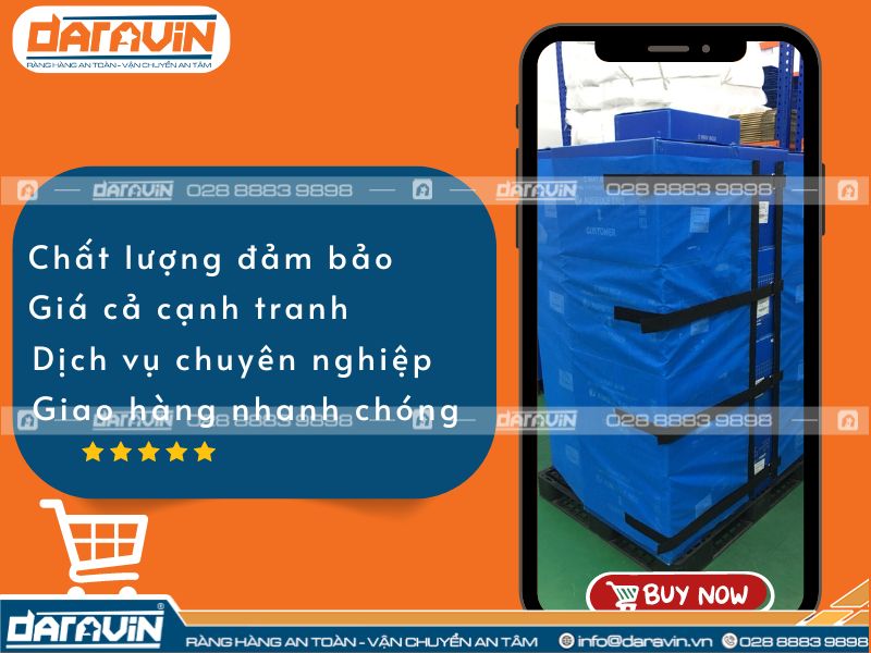 Đơn vị cung cấp lưới quấn pallet uy tín - DARAVIN