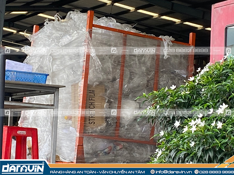 Cấu tạo dây ràng khóa cam thay thế màng PE quấn pallet Cấu tạo dây ràng khóa cam thay thế màng PE quấn pallet