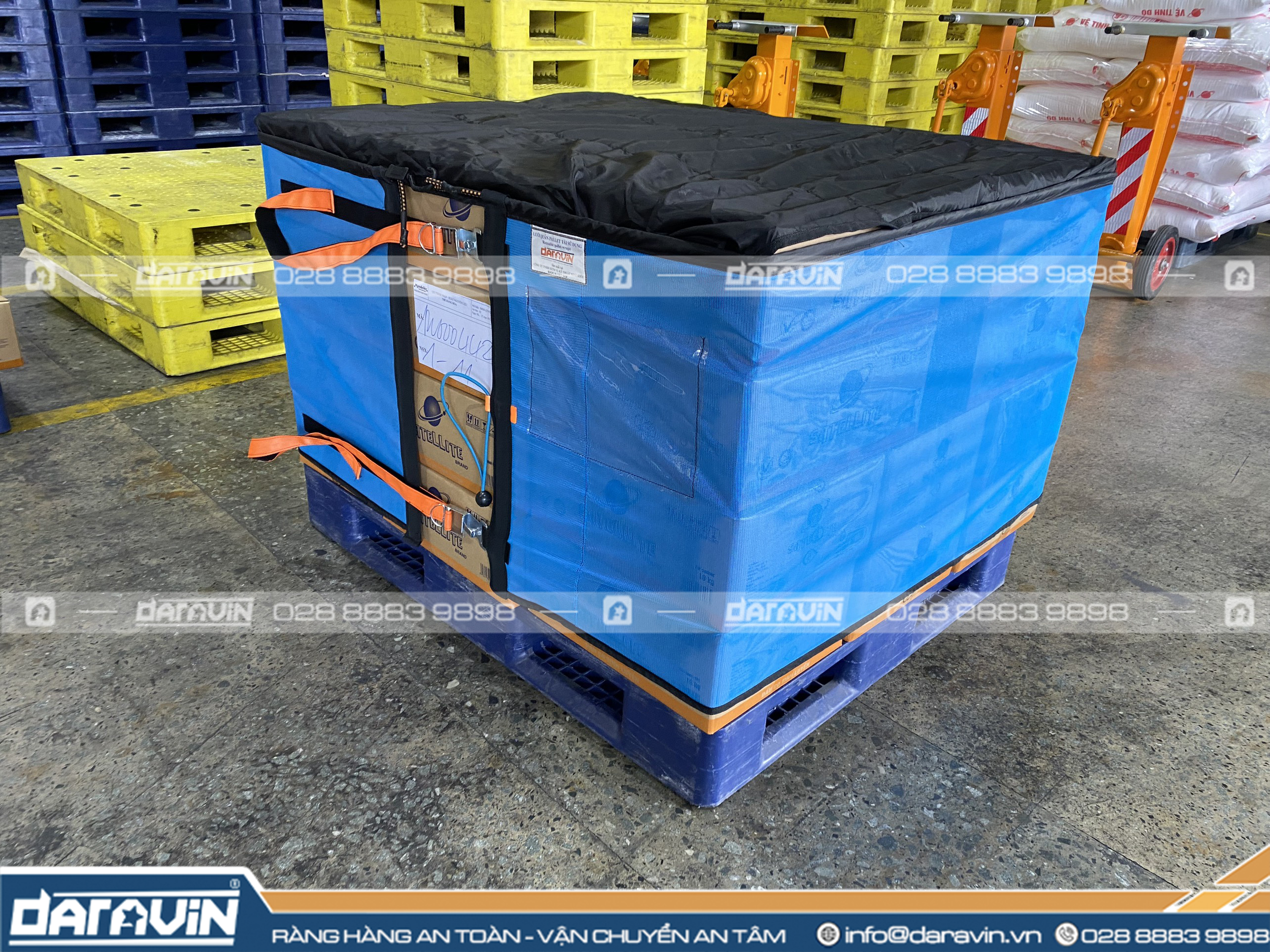 Phản hồi từ KH sử dụng lưới quấn pallet Phản hồi từ KH sử dụng lưới quấn pallet