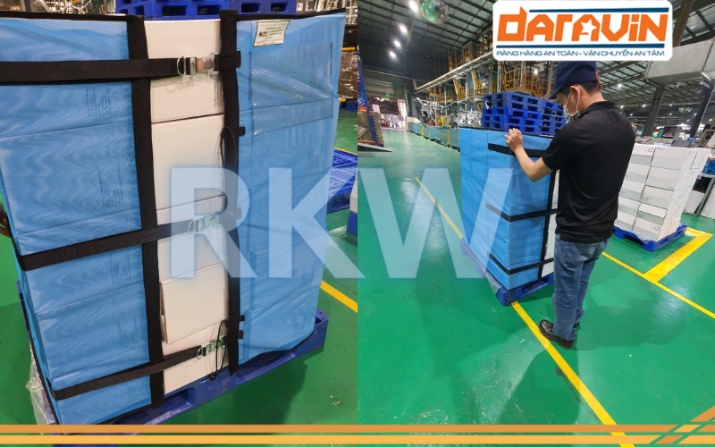 Lưới quấn pallet DARAVIN giải quyết vấn đề về giải pháp bảo vệ và lưu kho hàng hóa của công ty RKW Lưới quấn pallet DARAVIN giải quyết vấn đề về giải pháp bảo vệ và lưu kho hàng hóa của công ty RKW