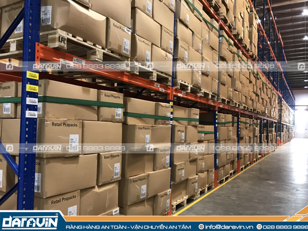 Ứng dụng buộc chằng hàng trên pallet Ứng dụng buộc chằng hàng trên pallet