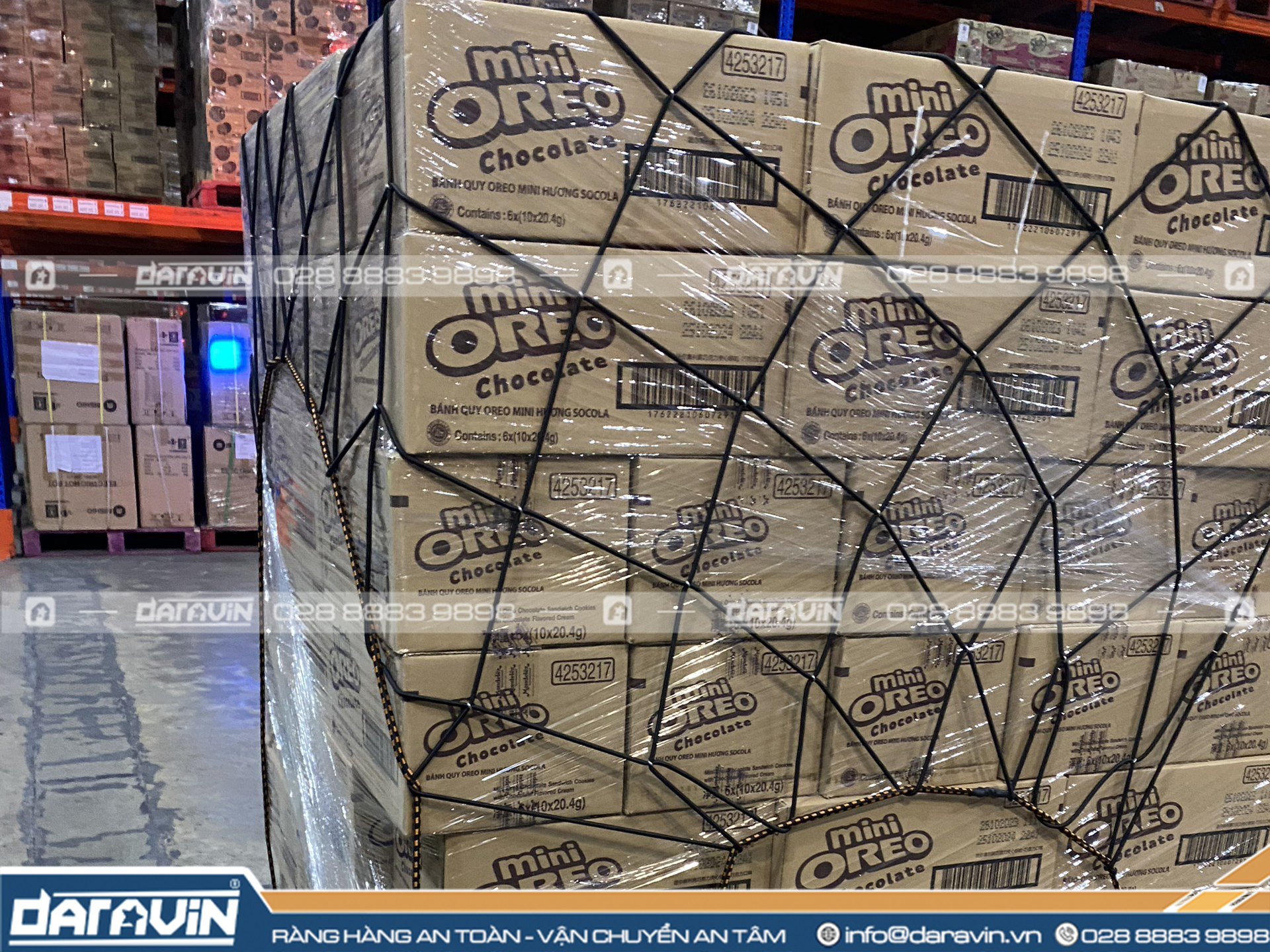 Ứng dụng lưới thun ràng pallet trong kho xưởng Ứng dụng lưới thun ràng pallet trong kho xưởng