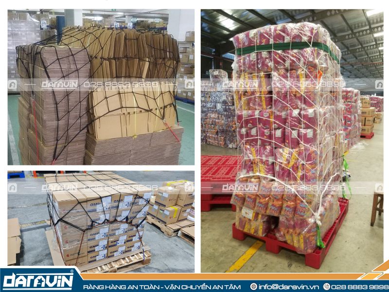 Lưới thun ràng pallet phù hợp cho những ngành hàng nào?