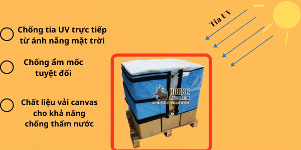 Ưu điểm của lưới quấn pallet tái sử dụng có vải trùm Ưu điểm của lưới quấn pallet tái sử dụng có vải trùm