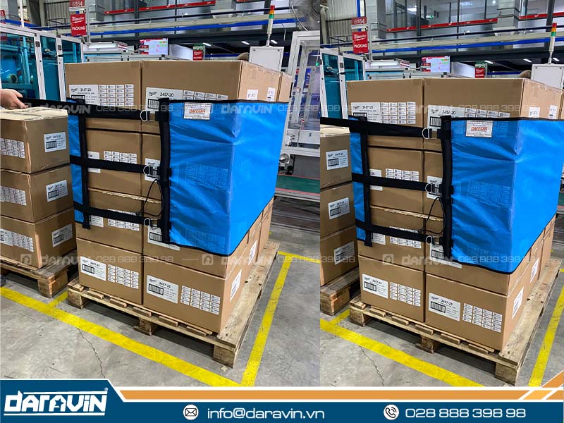 So sánh màng PE và lưới quấn pallet tái sử dụng So sánh màng PE và lưới quấn pallet tái sử dụng