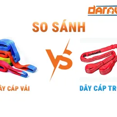 So sánh dây cáp vải và dây cáp tròn