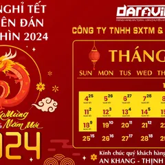 DARAVIN - Thông báo lịch nghỉ tết nguyên đán