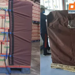 Thành công sử dụng giải pháp vải trùm pallet cho công ty dầu ăn