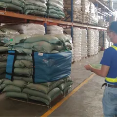 TEST LƯỚI QUẤN PALLET DARAVIN TẠI KHO HÀNG MAINETTI VIỆT NAM