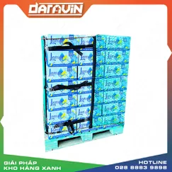 Lưới Quấn Pallet Tái Sử Dụng Chất Liệu Polyester Có Viền Thun