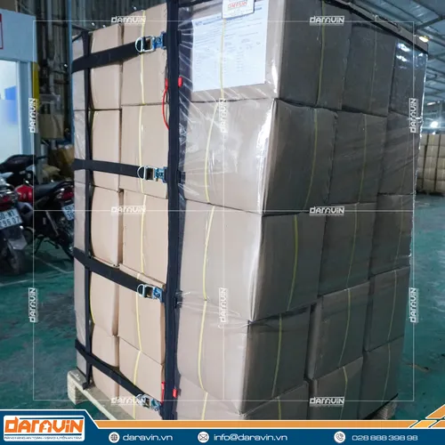 Lưới Quấn Pallet Trong Suốt Tái Sử Dụng
