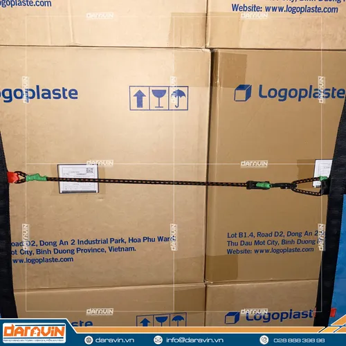 Lưới Quấn Pallet Tái Sử Dụng Có Khóa Dây Thun Tăng Chỉnh