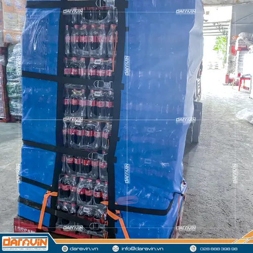 Lưới Quấn Pallet Tái Sử Dụng Có Ràng Chân