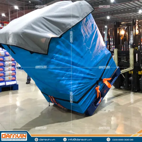 Lưới Quấn Pallet Tái Sử Dụng Có Ràng Chân