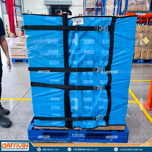 Lưới Quấn Pallet Tái Sử Dụng 2 Nấc Xiết