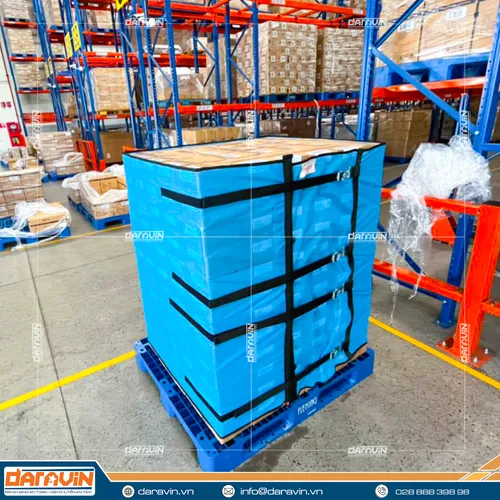 Lưới Quấn Pallet Tái Sử Dụng 2 Nấc Xiết