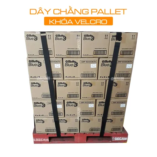 Dây Chằng Hàng Pallet Khóa Velcro
