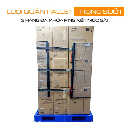 Lưới Quấn Pallet Trong Suốt Tái Sử Dụng