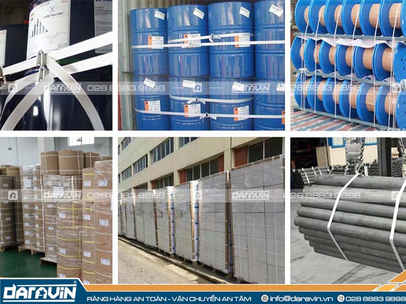 Ứng dụng của dây đai pallet Ứng dụng của dây đai pallet