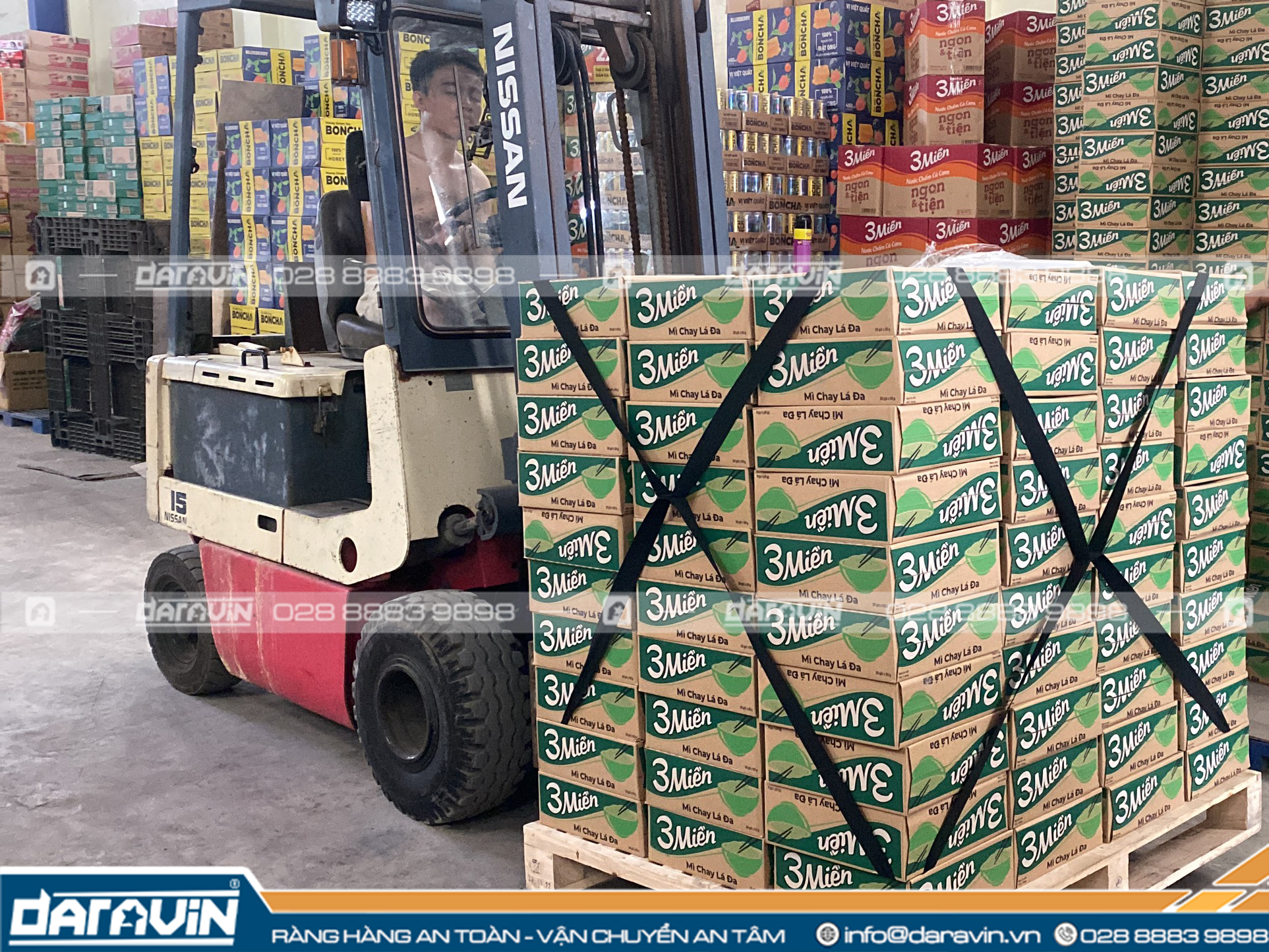 Ứng dụng của giải pháp bảo vệ hàng bằng dây thun chéo Ứng dụng của giải pháp bảo vệ hàng bằng dây thun chéo