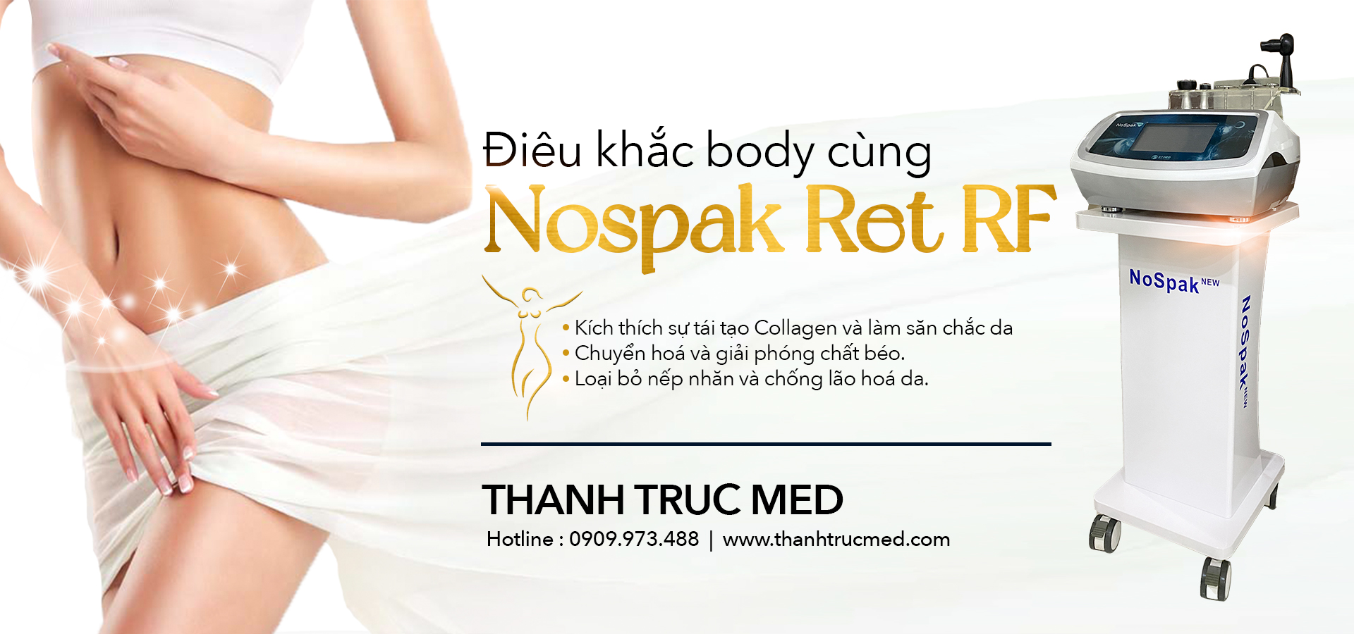 Máy Nâng Cơ Giảm Béo Nospak RET RF