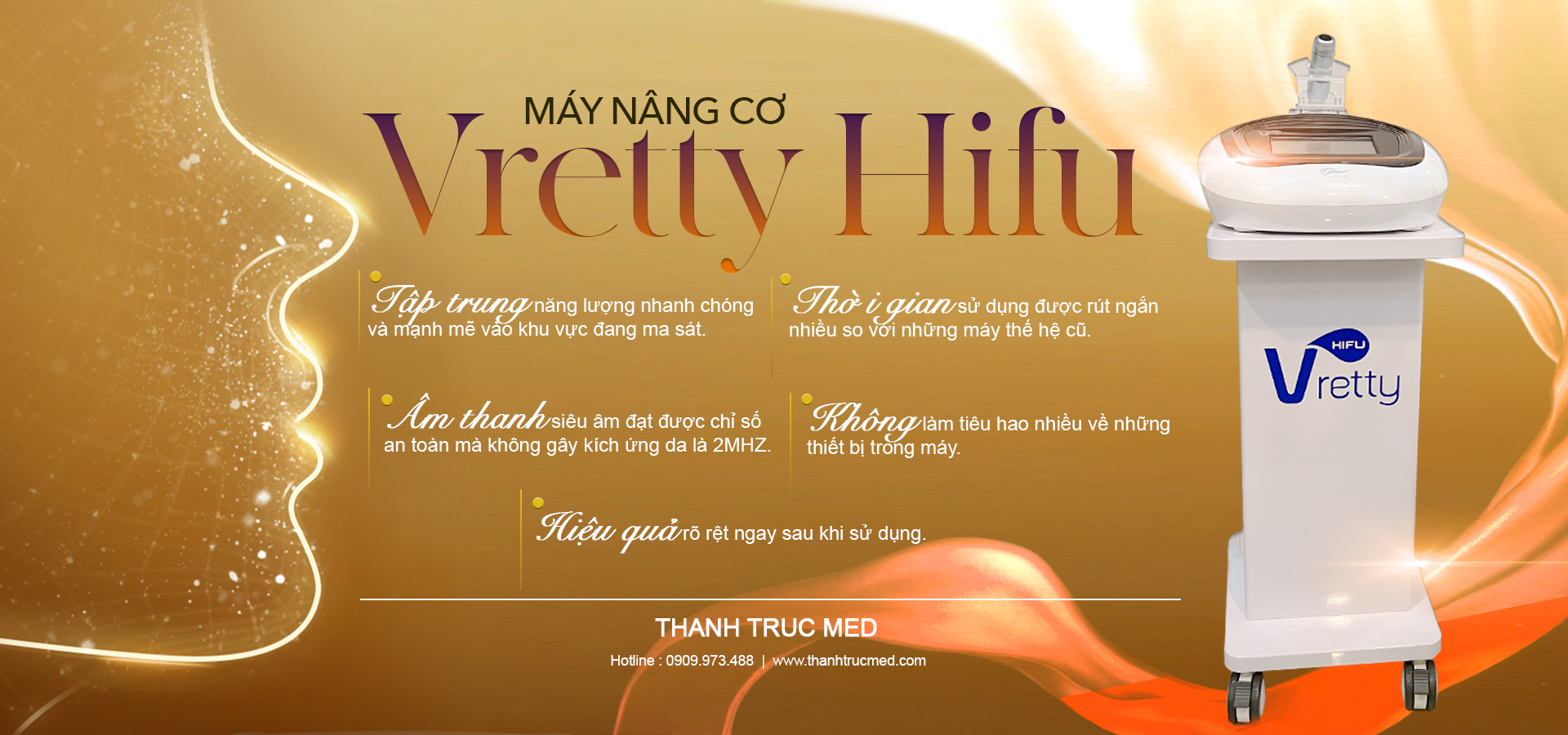 Máy Hifu Vretty Nâng Cơ