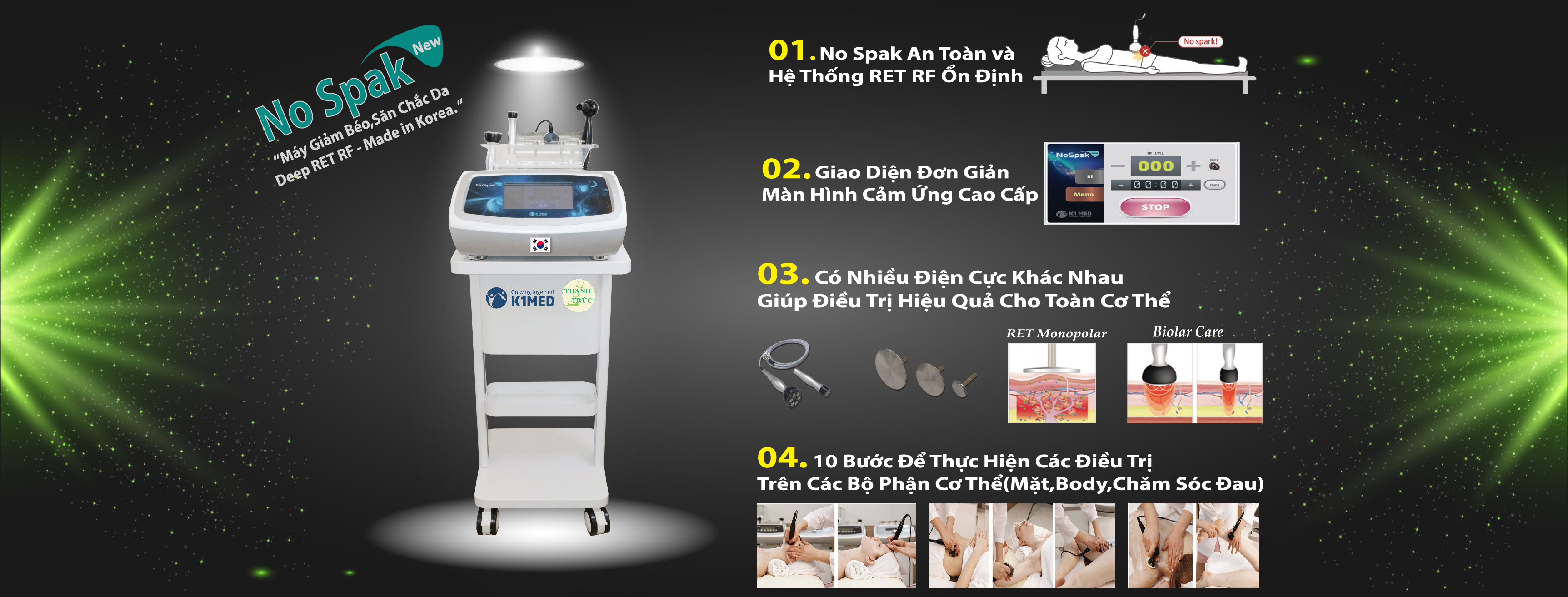 Máy Giảm Béo Nospak RET RF