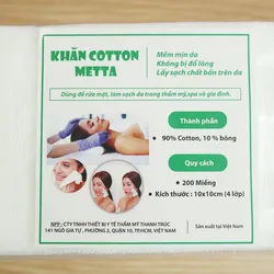 Khăn lau mặt Metta