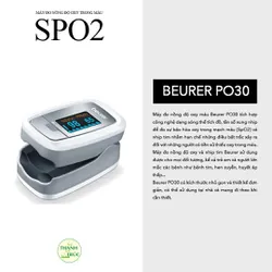 MÁY ĐO NỒNG ĐỘ OXY TRONG MÁU SPO2 VÀ NHỊP TIM BEURER PO30