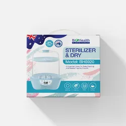 Máy tiệt trùng và sấy khô bình sữa BioHealth BH8920