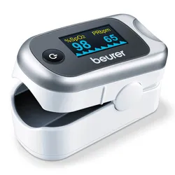 Máy đo nồng độ oxy trong máu SpO2 và nhịp tim Beurer PO40