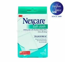 Miếng dán vết thương bằng vải mềm Nexcare Soft Cloth