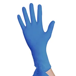 Găng tay Nitrile màu xanh không bột PA