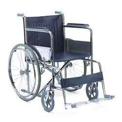 Xe lăn thường đệm simili xanh Ancheng