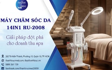 Máy chăm sóc da 14in1 RU 2008: Giải pháp đột phá doanh thu cho spa