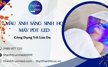 7 Màu Ánh Sáng Sinh Học Máy PDT LED Và Công Dụng Với Làn Da