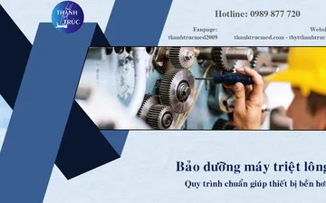 Cách bảo dưỡng máy triệt lông quy trình chuẩn giúp thiết bị bền hơn