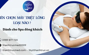 Spa đông khách nên chọn máy triệt lông loại nào?