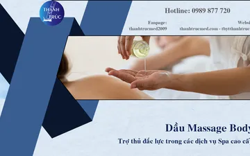 Dầu massage body: Trợ thủ đắc lực trong các dịch vụ spa cao cấp