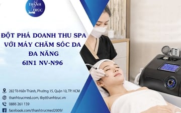 Đột phá doanh thu spa với máy chăm sóc da đa năng 6in1 NV-N96